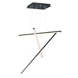 Hover Multi-Light LED Pendant by ET2 - 3-Light Black
