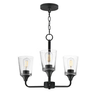 Hudson Chandelier Black by Maxim Lighting