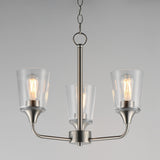Hudson Chandelier Satin Nickel by Maxim Lighting