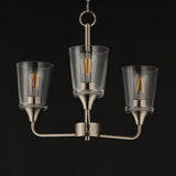 Hudson Chandelier Satin Nickel by Maxim Lighting
