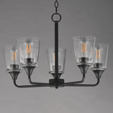 Hudson Chandelier Black by Maxim Lighting