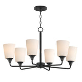 Hudson Chandelier Black by Maxim Lighting