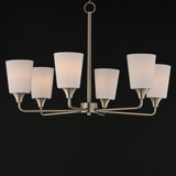 Hudson Chandelier Satin Nickel by Maxim Lighting