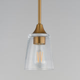 Hudson Mini Pendant Natural Aged Brass by Maxim Lighting