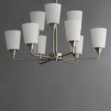 Hudson Multi-Tier Chandelier Satin Nickel by Maxim Lighting