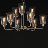 Hudson Multi-Tier Chandelier Satin Nickel by Maxim Lighting