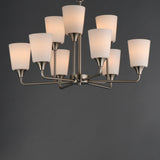 Hudson Multi-Tier Chandelier Satin Nickel by Maxim Lighting