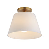 Hudson Semi-Flush Mount Natural Aged Brass by Maxim Lighting
