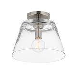 Hudson Semi-Flush Mount Satin Nickel by Maxim Lighting