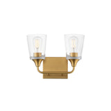 Hudson Vanity Light Natural Aged Brass by Maxim Lighting
