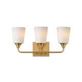 Hudson Vanity Light Natural Aged Brass by Maxim Lighting