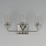 Hudson Vanity Light Satin Nickel by Maxim Lighting