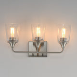 Hudson Vanity Light Satin Nickel by Maxim Lighting