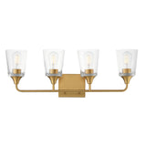 Hudson Vanity Light Natural Aged Brass by Maxim Lighting