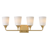 Hudson Vanity Light Natural Aged Brass by Maxim Lighting