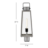 Hugh Large Post Mount Lantern