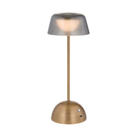 Hughsonville Rechargeable Table Lamp - Patina Brass by Hudson Valley