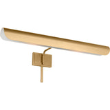 Hull Picture Light — 24", Burnished Brass, Burnished Brass