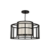 Hulton Chandelier 25'' Matte Black