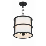 Hulton Pendant 13'' Matte Black