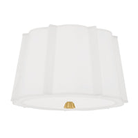 Humphrey Flush Mount - Aged Brass by Hudson Valley