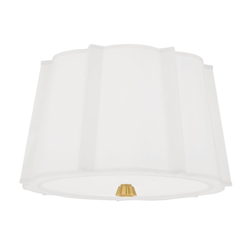 Humphrey Flush Mount - Aged Brass by Hudson Valley