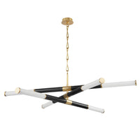 Huntington Chandelier - Aged Brass with Old Bronze by Hudson Valley