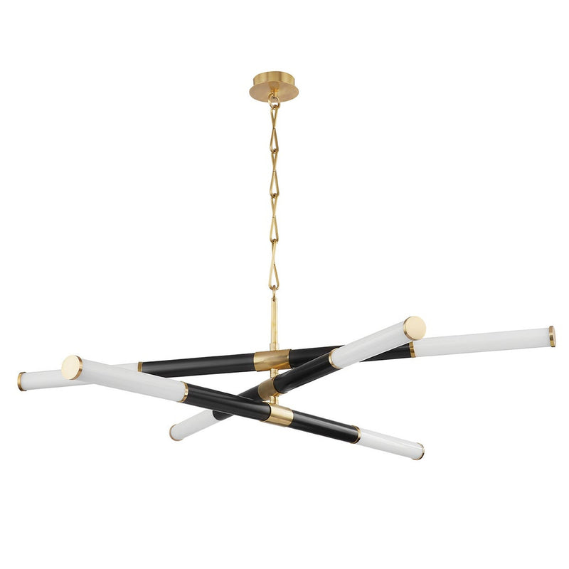 Huntington Chandelier - Aged Brass with Old Bronze by Hudson Valley