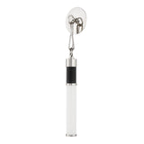Huntington Wall Sconce - Polished Nickel with Black by Hudson Valley