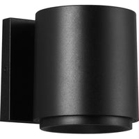 Huntwick Round Outdoor Wall Lantern — Textured Black