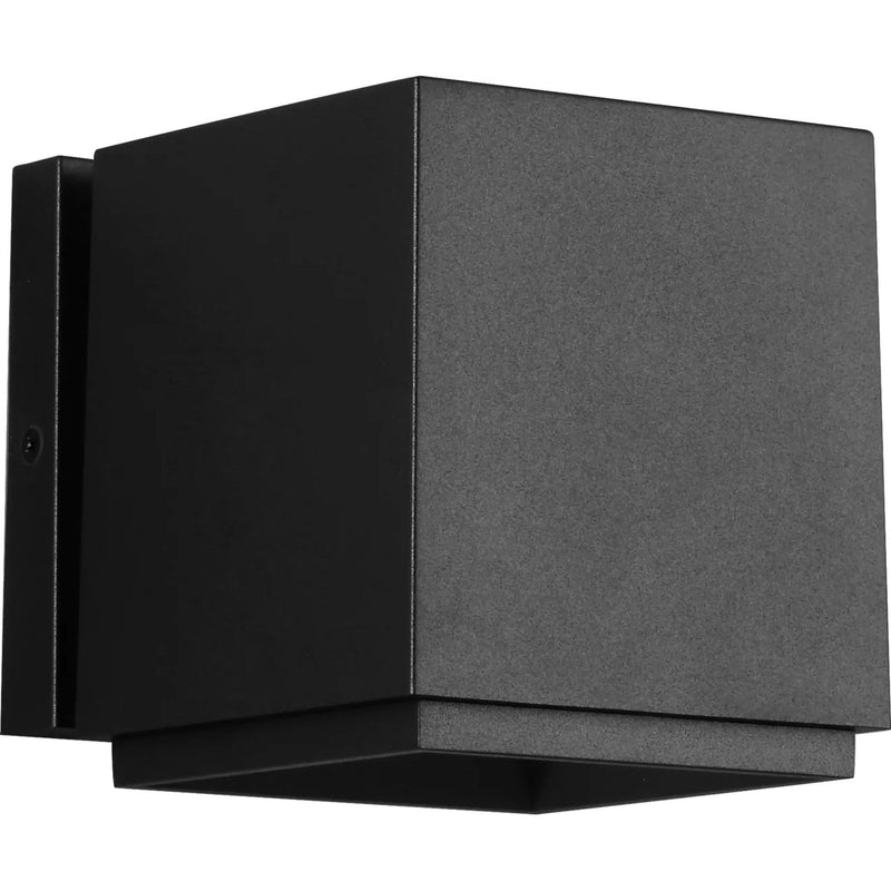 Huntwick Square Outdoor Wall Lantern — Textured Black