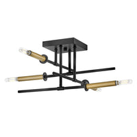 Hux Medium Semi-Flush Mount