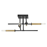 Hux Medium Semi-Flush Mount