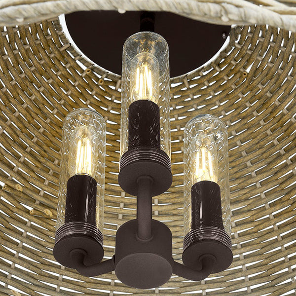 Huxley Exterior Pendant Medium By Troy Lighting Detailed View