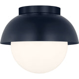 Hyde Flushmount — 8", Opal, Navy