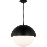 Hyde Pendant — 14", Opal, Midnight Black
