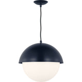 Hyde Pendant — 14", Opal, Navy