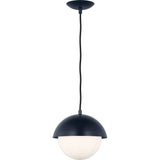 Hyde Pendant — 9 7/8", Opal, Navy