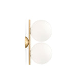 IC Lights Double Ceiling / Wall Light Brass by Flos