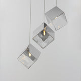 Ice Cube Multilight Suspension by ET2 - 3-Light Polished Chrome