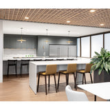 Ico Pendant Lights by Cerno lifestyle - pendants over an office break room island