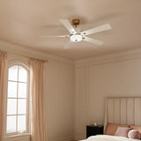 Icon Ceiling Fan Brushed Natural Bass By Kichler - Lifestyle View3