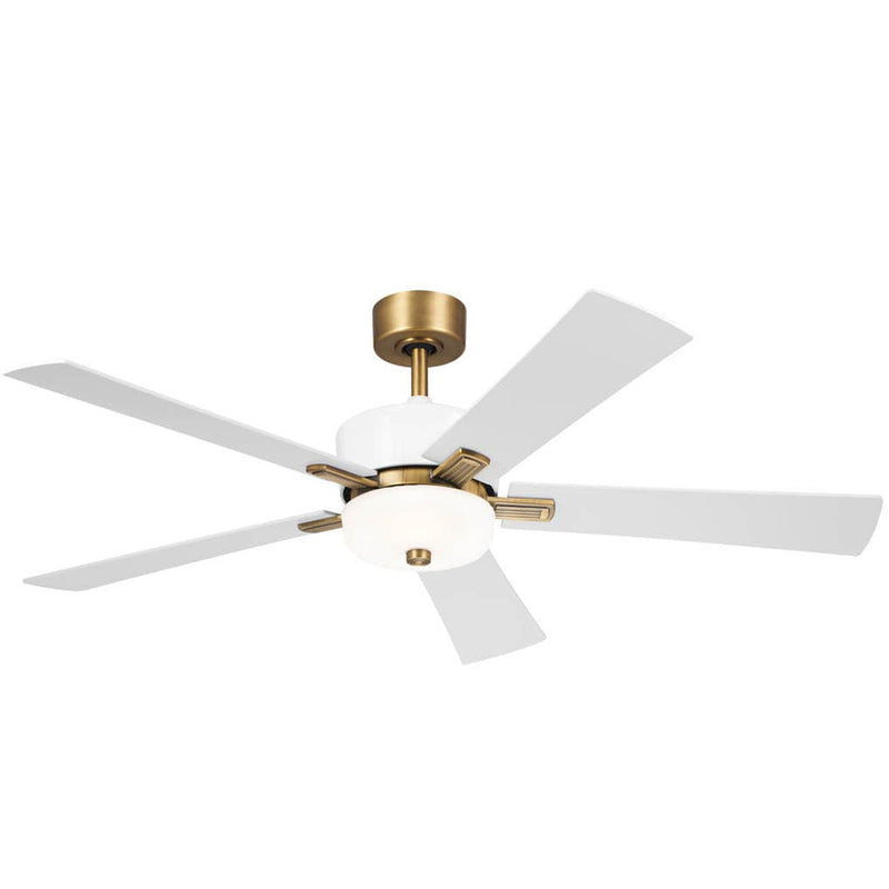 Icon Ceiling Fan Brushed Natural Bass By Kichler