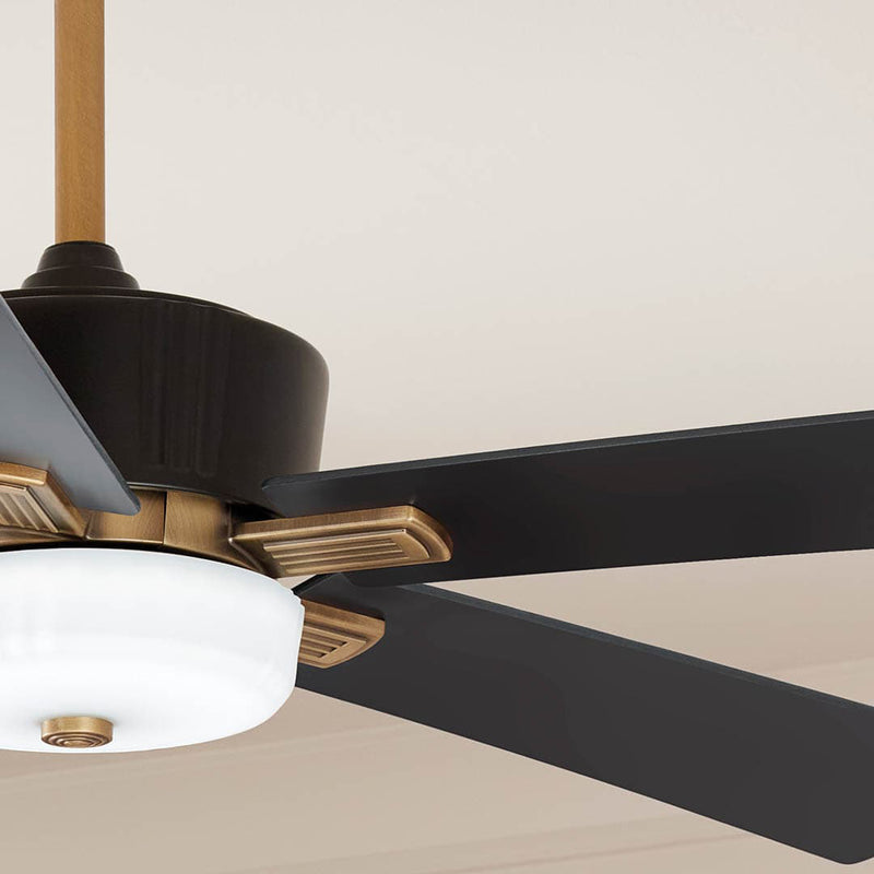 Icon Ceiling Fan Satin Black By Kichler - Lifestyle View1