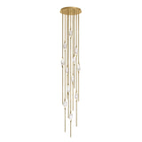 Pezzo Mancante 12 Cluster Chandelier By Il Pezzo Mancante, Finish: Gold, , | Casa Di Luce Lighting