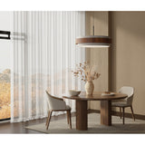 Corda Round Suspension by Accord in Dining Room