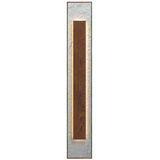Imbuia Petra Linear Wall Lamp with White Stone Accent by Accord