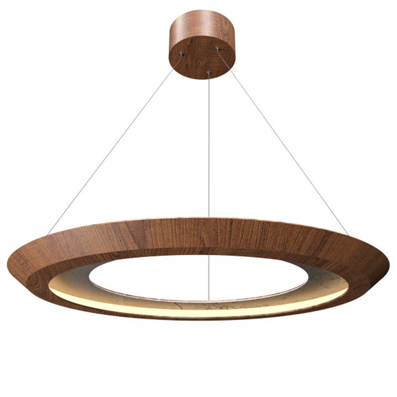 Imbuia Petra Round Suspension with Slate Accent by Accord