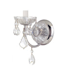 Imperial 1-Light Crystal Sconce 4.75'' Polished Chrome