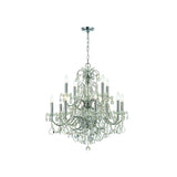 Imperial Chandelier 29.5" Polished Chrome